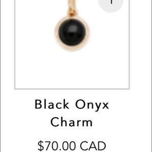 Melanie Auld Black Onyx Charm